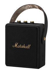 Marshall Stockwell II Wireless Portable Bluetooth Speaker, Black/Brass