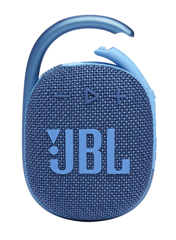 JBL Clip 4 Eco Small Portable Bluetooth Speaker, Blue