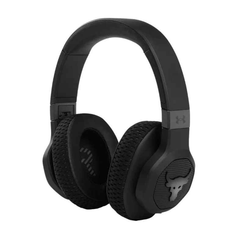 Under Armour Project Rock Over-Ear Training Headphones Black
