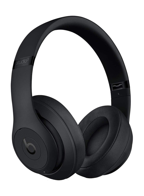Beats Studio3 Wireless Over-Ear Noise Cancelling Headphones with Mic, Matte Black
