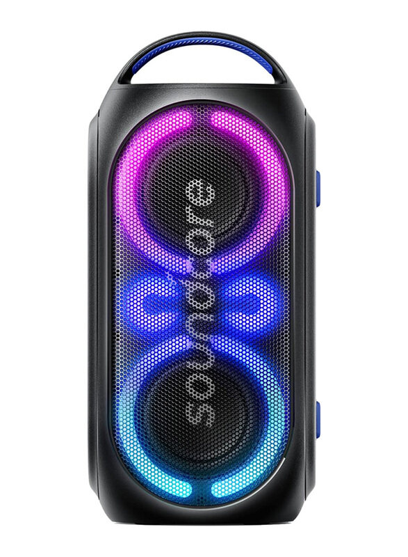 

Anker Soundcore Rave Party 2 Bluetooth Portable Speaker, 120W, A3399H11, Black