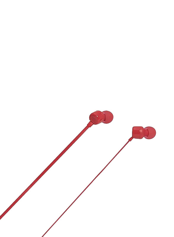 

JBL Tune 110 Pure Bass 3.5mm Jack In-Ear Headphone with Mic, Red