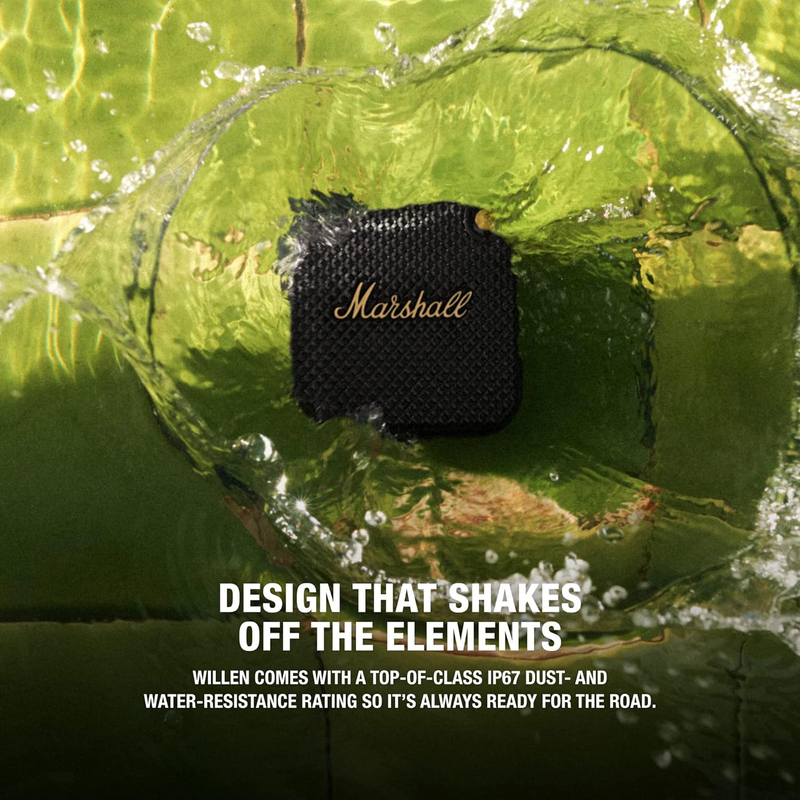 Marshall Willen Portable Bluetooth Speaker, Black