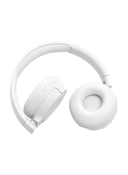 JBL Tune 670NC Wireless Over-Ear Noise Cancelling Headphones, White