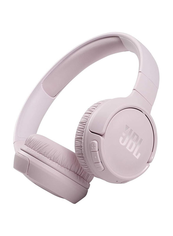 JBL Tune 510BT Wireless On-Ear Headphones, Pink