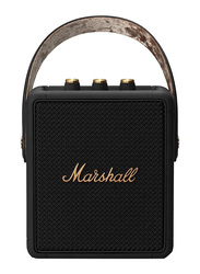 Marshall Stockwell II Wireless Portable Bluetooth Speaker, Black/Brass