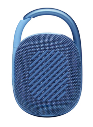 JBL Clip 4 Eco Small Portable Bluetooth Speaker, Blue