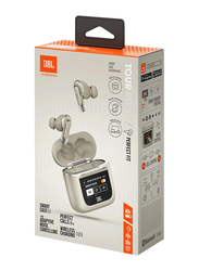 JBL Tour Pro 2 True Wireless In-Ear Noise Cancelling Earbuds with Smart Case and Smart Ambient, Champagne