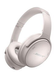 Bose QuietComfort 45 Wireless Over-Ear Noise Cancelling Headphones with Mic, White