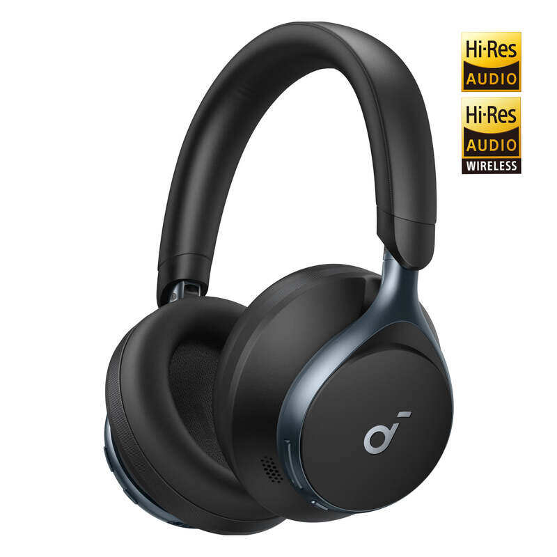 Soundcore Space One Active Noise Cancelling Headphones, Jet Black