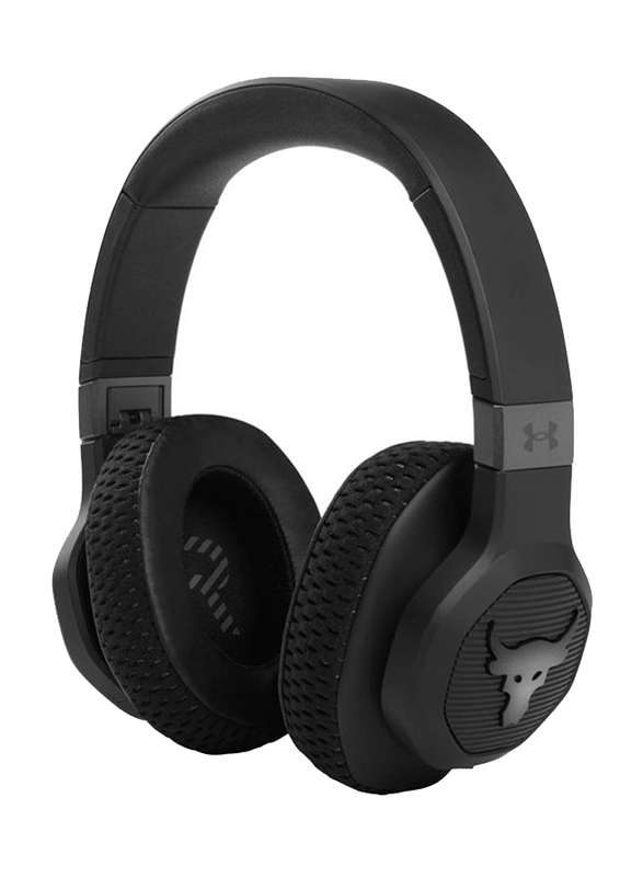 JBL Project Rock Wireless Over-Ear Training Headphones, Black