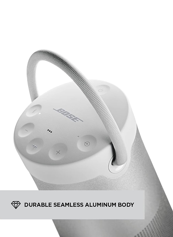 Bose Soundlink Revolve Plus II Bluetooth Speaker, Luxe Silver