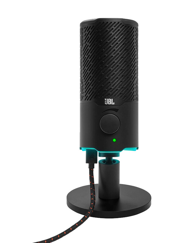 

JBL Quantum Stream Dual Pattern Premium USB Microphone for Streaming, Recording and Gaming, Black