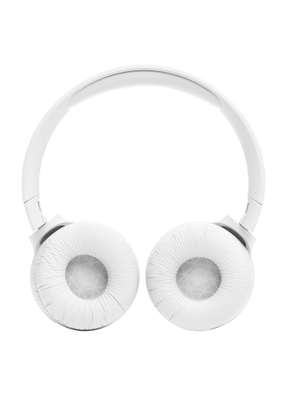 JBL Tune 520BT Wireless On-Ear Noise Cancelling Headphones with Mic, White