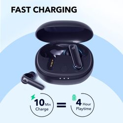 Anker Soundcore Life P3 Bluetooth Earphones, Noise Cancelling Wireless Earbuds, Thumping Bass, 6 Mics, Multi Mode, 50H Playtime Wireless Charging, Soundcore App, Customized Sound, Gaming Mode, Blue
