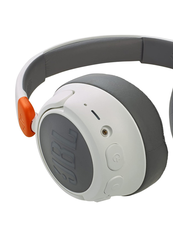 JBL JR460NC Wireless Over-Ear Noise Cancelling Kids Headphones, White