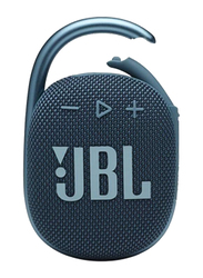 JBL Clip 4 IP67 Water Resistant Portable Bluetooth Speaker, Blue
