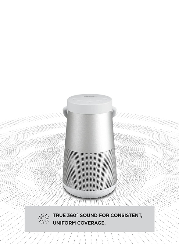 Bose Soundlink Revolve Plus II Bluetooth Speaker, Luxe Silver