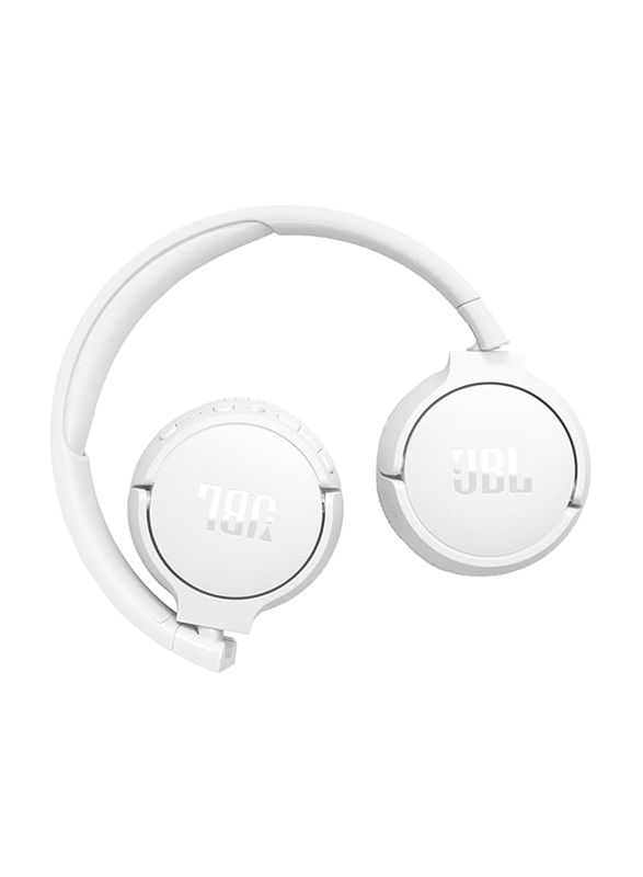 JBL Tune 670NC Wireless Over-Ear Noise Cancelling Headphones, White