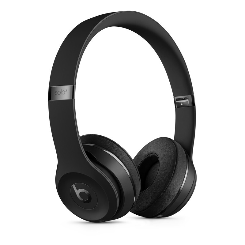 Beats Solo3 Wireless On-Ear Headphones with Mic, Matte Black
