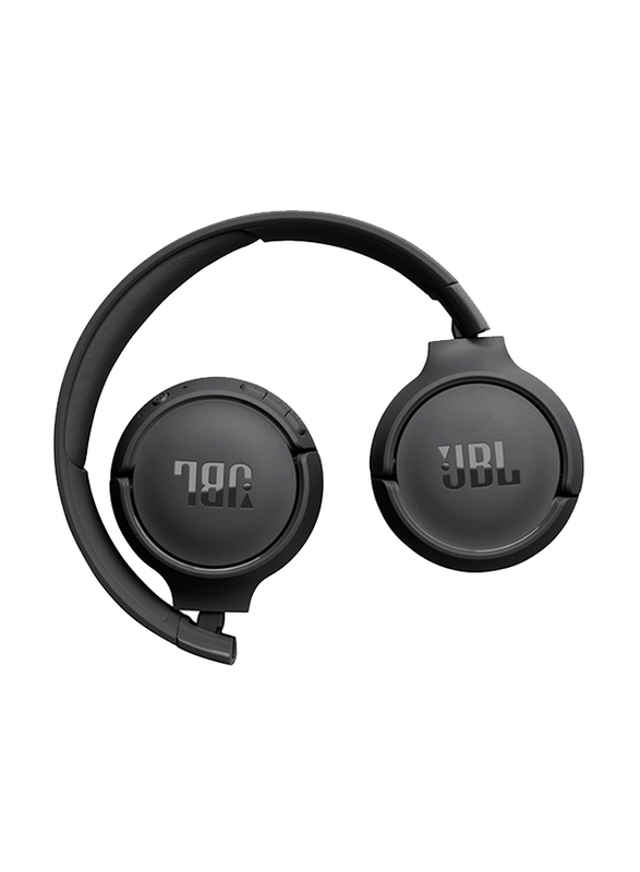 JBL Tune 520BT Wireless On-Ear Noise Cancelling Headphones with Mic, Black