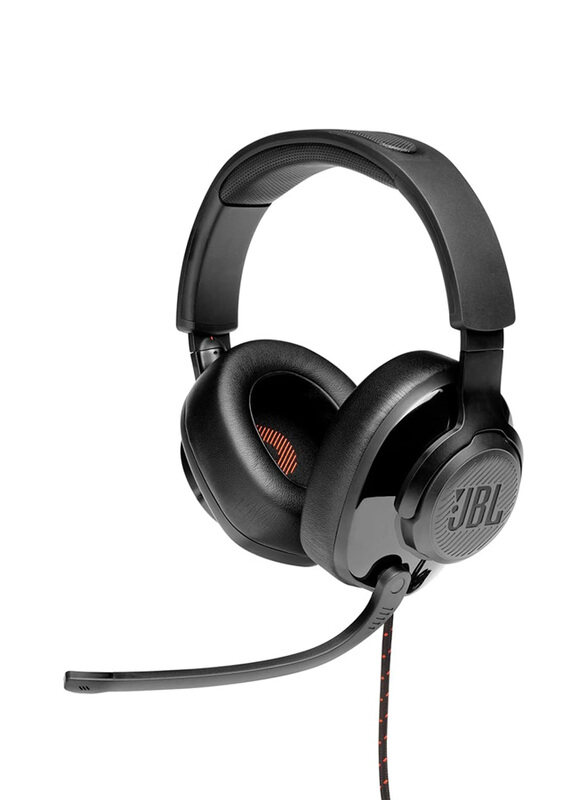 

JBL Quantum 200 Wired Over-Ear Gaming Headphones, Black