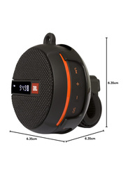 JBL Wind 2 FM Bluetooth Handlebar Speaker, Black