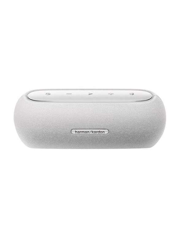 Harman Kardon Luna Elegant Portable Bluetooth Speaker with 12 Hours of Playtime, White