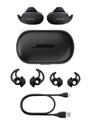 Bose QuietComfort Wireless In-Ear Noise Cancelling Earbuds with Mic, Triple Black