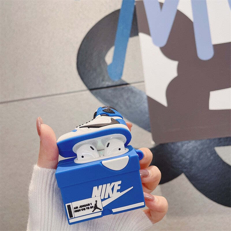 Nike Air Jordan  Cover Compatible for Airpods Pro And Pro 2 Case BLUE