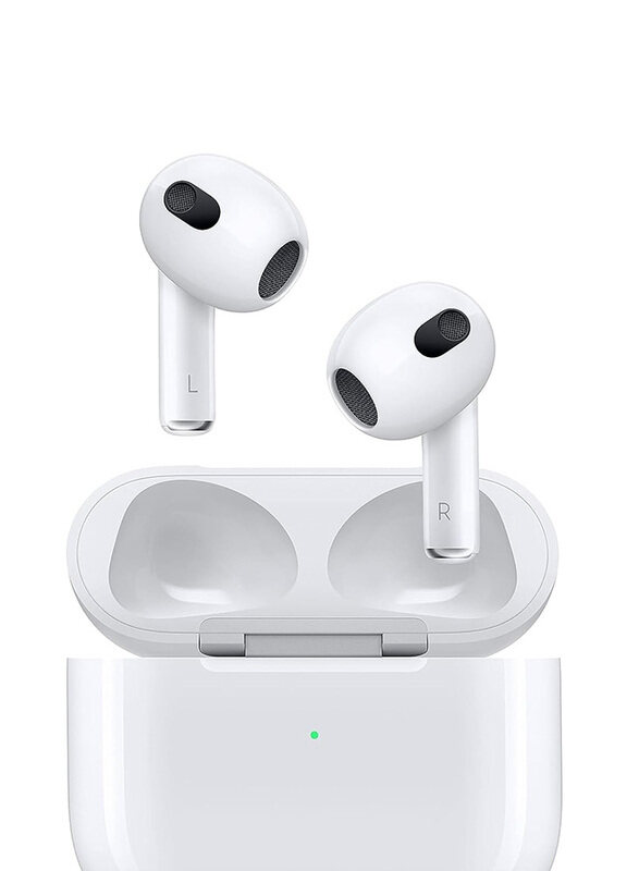 

Apple AirPods (3rd Gen) Wireless In-Ear Headphones with Mic & Lightning Charging Case, White