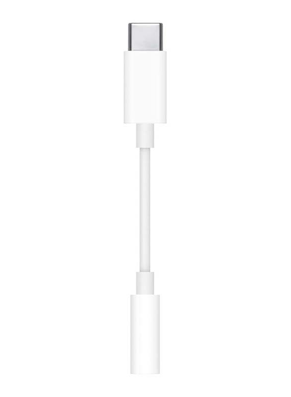 Apple 3.5mm USB Type-C Cable, USB Type-C to Headphone Jack Adapter, White