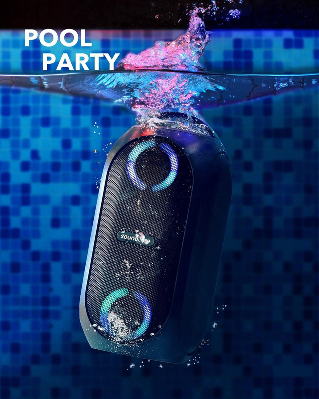 Anker Rave Party Cast Bluetooth Portable Speaker, 80W, Black
