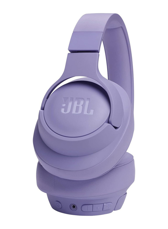 JBL Tune 720BT Wireless Over-Ear Headphones, Purple