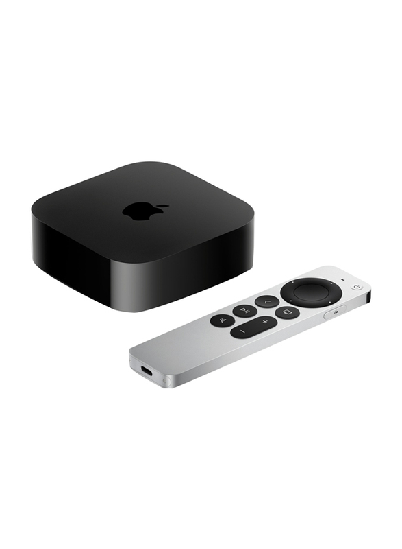 Apple TV 128GB Storage (3rd Gen) Streaming 4K with Wi-Fi + Ethernet, Black