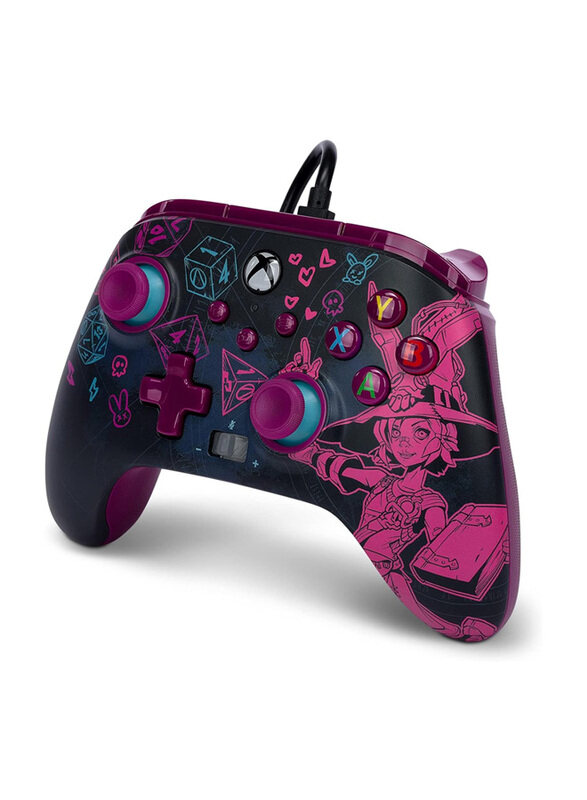 

Multiple PowerA Tiny Tina's Wonderlands Enhanced Wired Controller for Xbox One, Windows and Xbox Series X, Multicolour