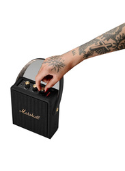 Marshall Stockwell II Wireless Portable Bluetooth Speaker, Black/Brass