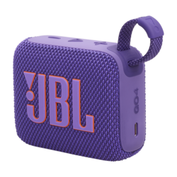 JBL Go 4 Portable Speaker with Pro Sound, Powerful Audio, Punchier Bass, Purple