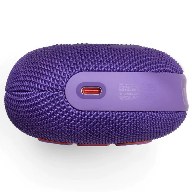 JBL Clip 5 Portable Speaker Bluetooth 5.3 IP67 rating 12 hours of playtime and multi-speaker connection, Purple