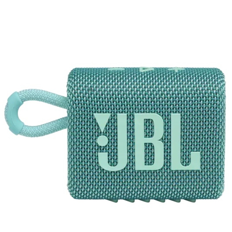 JBL Go 3 IP67 Waterproof Portable Bluetooth Speaker, Teal