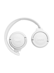 JBL Tune 520BT Wireless On-Ear Noise Cancelling Headphones with Mic, White