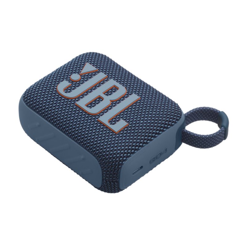 JBL Go 4 Portable Speaker with Pro Sound, Powerful Audio, Punchier Bass, Blue