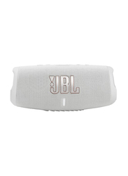 JBL Charge 5 IP67 Water Resistant Portable Bluetooth Speaker, White