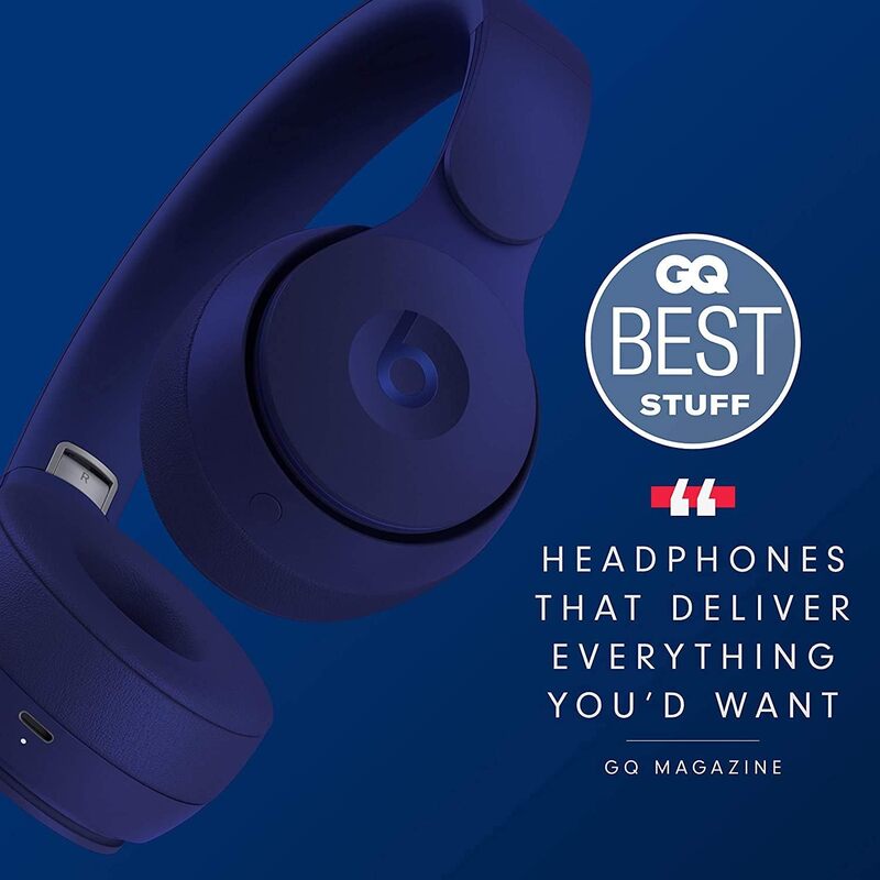 Beats Solo Pro Wireless Noise Cancelling On-Ear Headphones - Dark Blue
