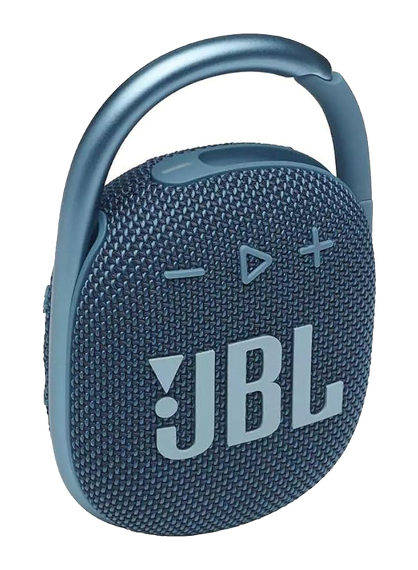 JBL Clip 4 IP67 Water Resistant Portable Bluetooth Speaker, Blue
