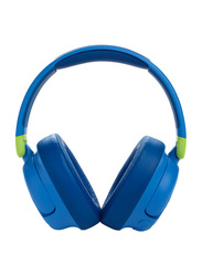 JBL JR460NC Wireless Over-Ear Noise Cancelling Kids Headphones, Blue