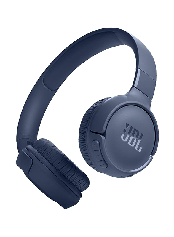 JBL Tune 520BT Wireless On-Ear Noise Cancelling Headphones with Mic, Blue