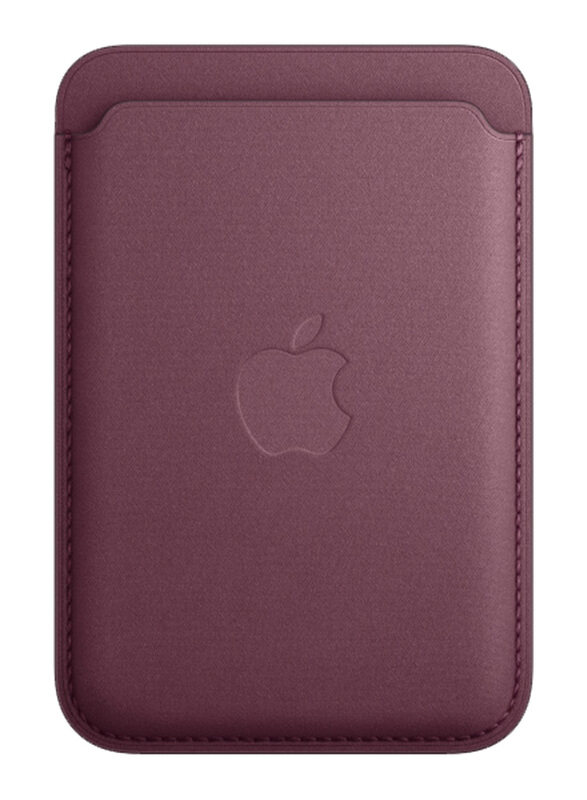 

NA Apple iPhone Fine Woven Wallet with MagSafe for Apple Devices, Mulberry