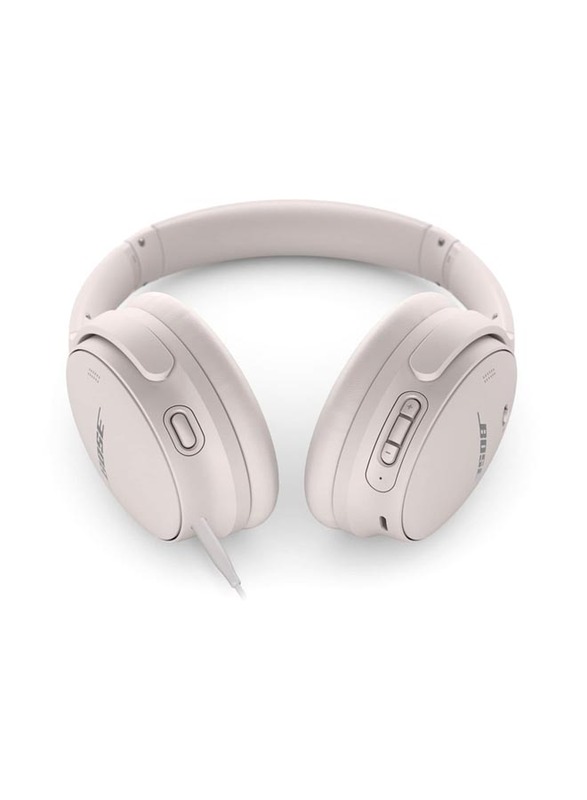 Bose QuietComfort 45 Wireless Over-Ear Noise Cancelling Headphones with Mic, White