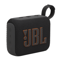 JBL Go 4 Portable Speaker with Pro Sound, Powerful Audio, Punchier Bass, Black